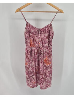 American Eagle Floral Pink Dress Size XS Mini Sundress